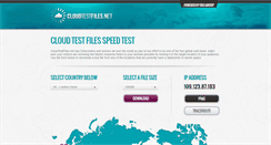 Desktop Screenshot of cloudtestfiles.net